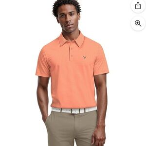 Callaway Men's orange size medium no tags Polo Shirt